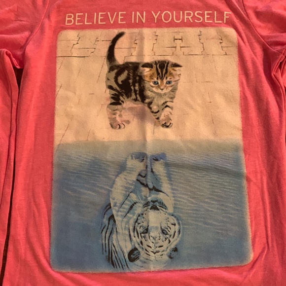 Children’s place “Believe in yourself” Long sleeve Tee shirt - Picture 2 of 5